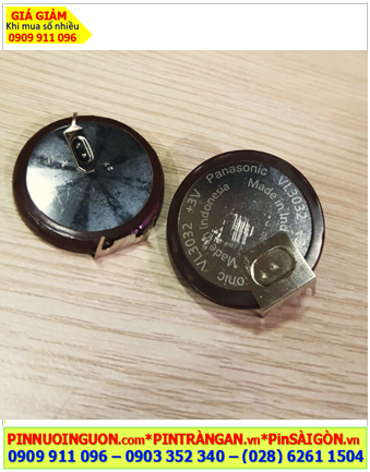 Panasonic VL3032/GUFN, Pin sạc 3v lithium CMOS Panasonic VL3032/GUFN, Xuất xứ Indonesia